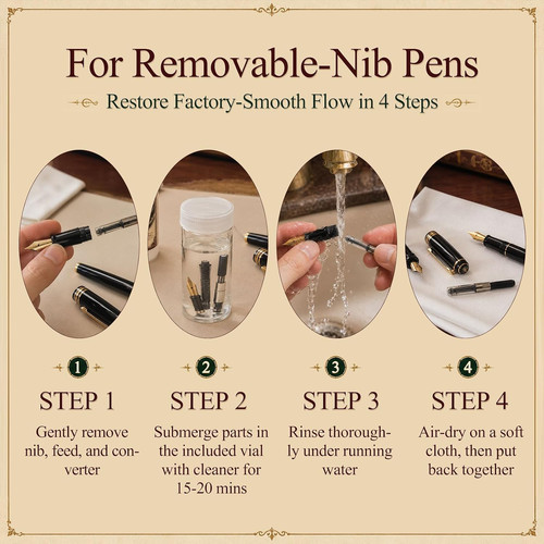 Fountain pen cleaner - fountain, safe