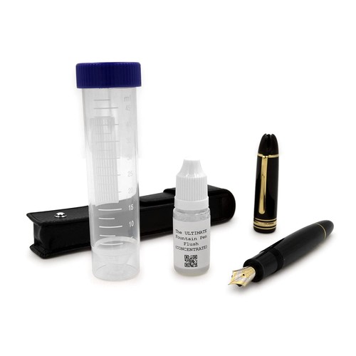 Fountain pen flush cleaning - fountain,