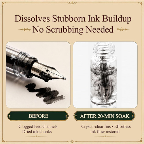 Fountain pen cleaner - cleaner, safe